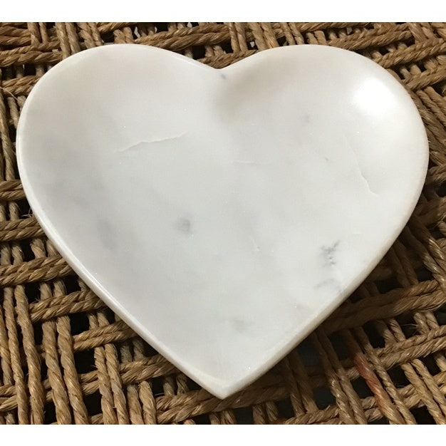 Stone Marble Heart Soap Dish