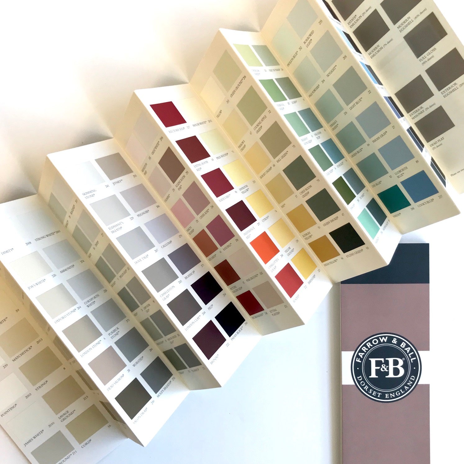 Farrow & Ball Color Card