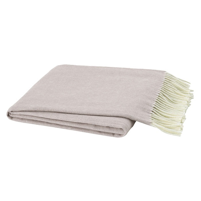 Herringbone Smoky Mauve Decorative Throw