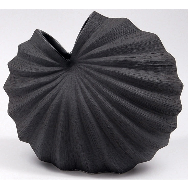 Palm Black F-Vase