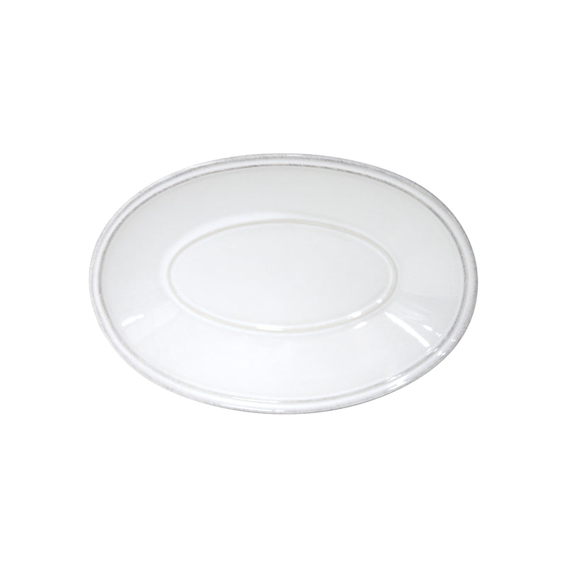 Friso White Sm Oval Platter