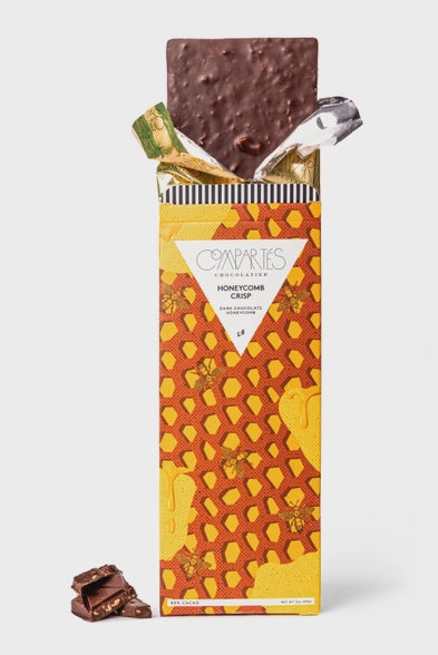 Honeycomb Crisp Dark Chocolate Bar