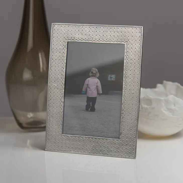 Kiriko Pewter Photo Frame