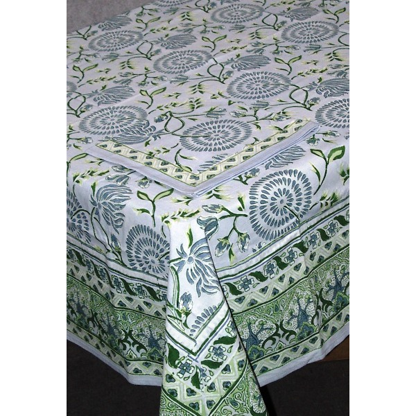 Maya Blue Tablecloth