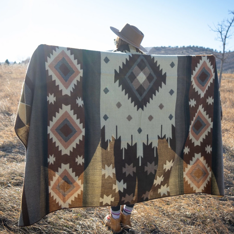 Andean Mojave Brown Blanket