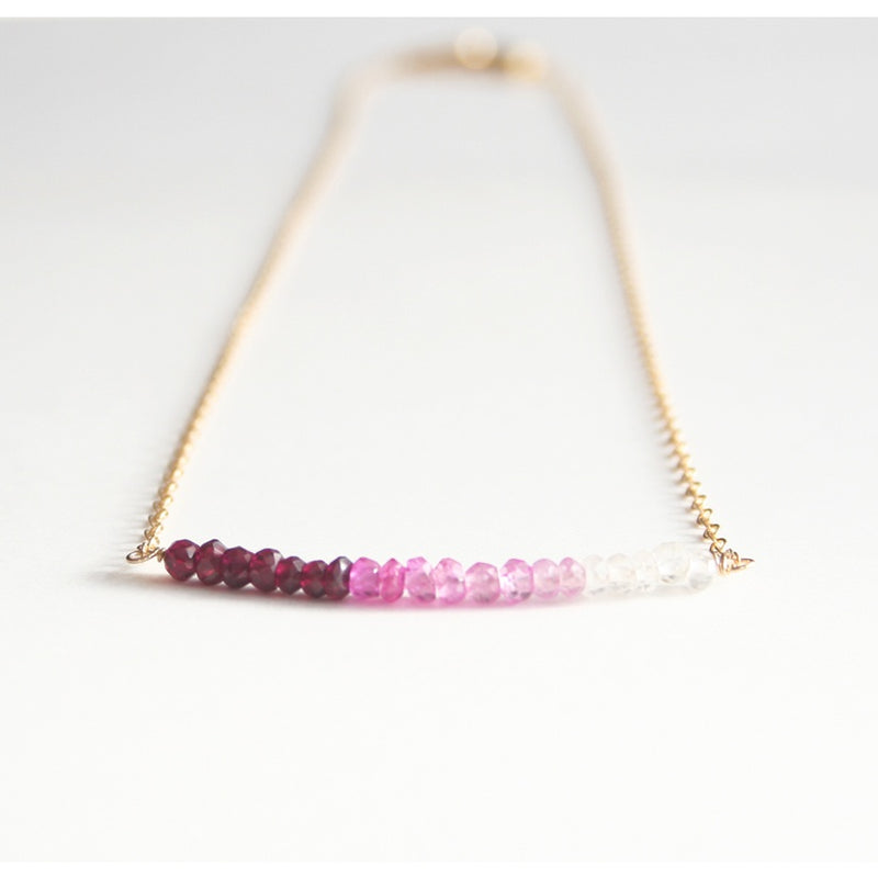 Pink Ombre Necklace