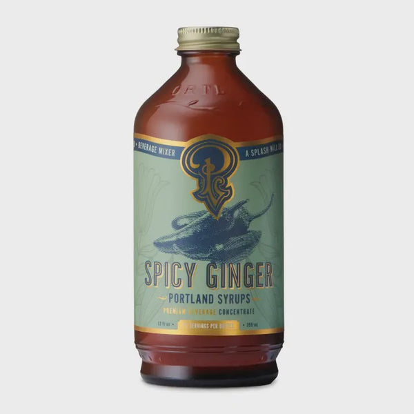 Spicy Ginger Syrup 12oz - Cocktail Beverage Mixer