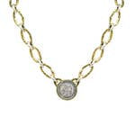Gold Link Escudo Necklace