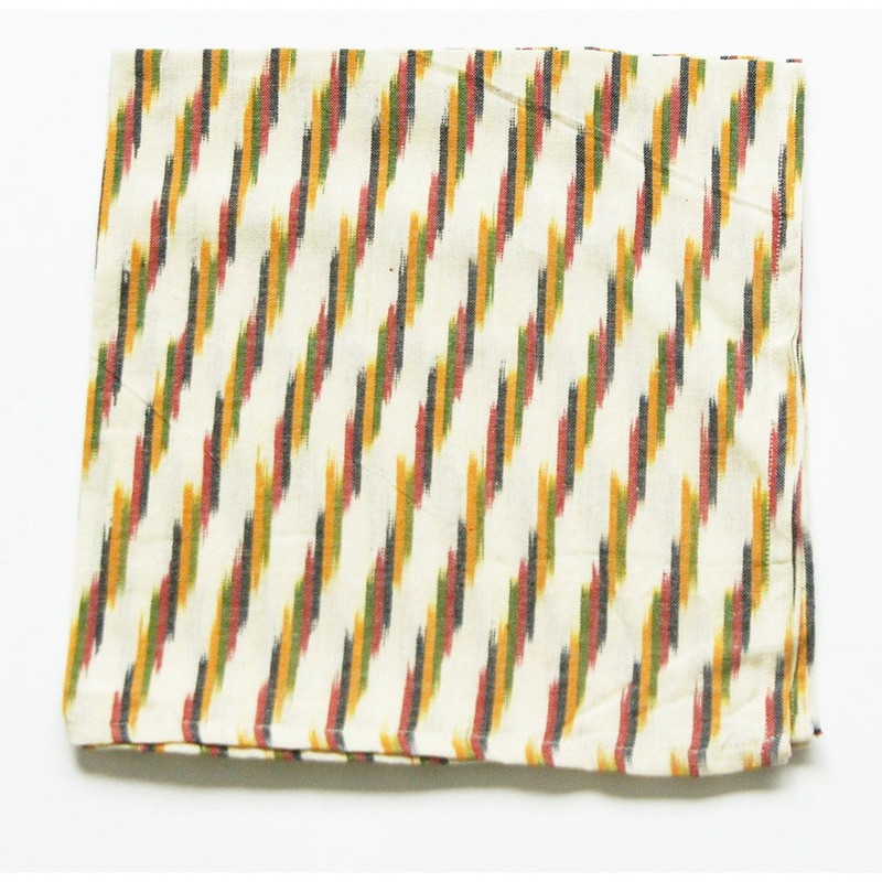 Cream Multi Ikat Napkin