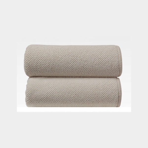 Linen/Cotton Waffle White Towel