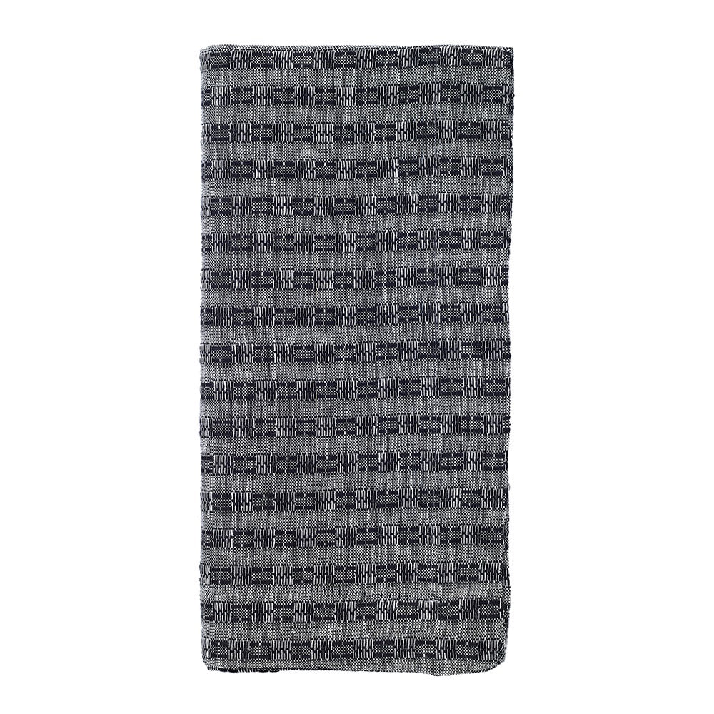 Basket Weave Black Napkin